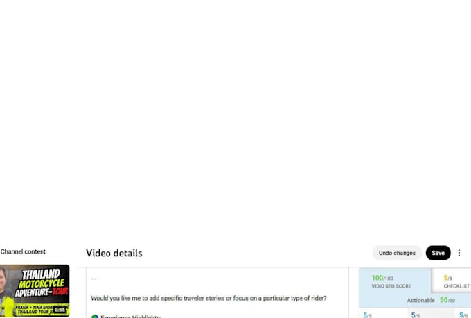 do professional youtube video SEO for higher video rankings